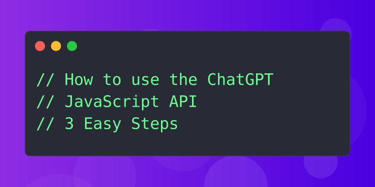 chatgpt javascript api